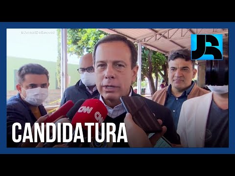 João Dória confirma que mantém candidatura à Presidência pelo PSDB