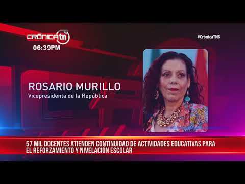Mensaje de la vicepresidenta Rosario Murillo viernes 17 de abril 2020