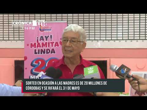 Lotería Nacional anuncia premio por 20 millones de córdobas - Nicaragua