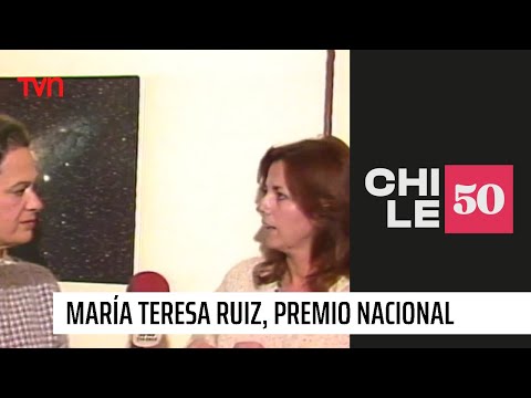 María Teresa Ruiz, la primera mujer en ganar el Premio Nacional de Ciencias Exactas | #Chile50