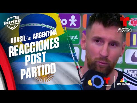 Leo Messi: Algo muy lindo ganar en Brasil | Telemundo Deportes