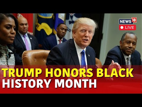 Trump Holds Black History Month Event As Some Agencies Skip Recognition After Anti-DEI Order | N18G