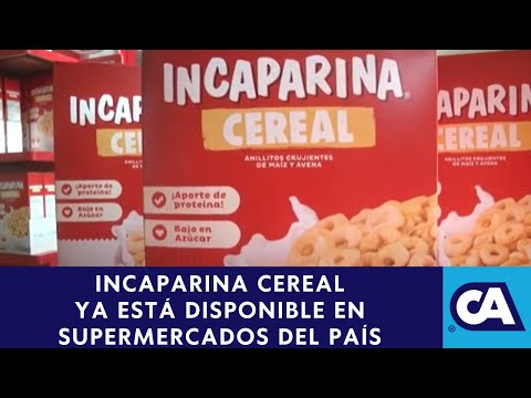 Alimentos, S. A. presenta Incaparina Cereal que ya está disponible en supermercados de todo el país