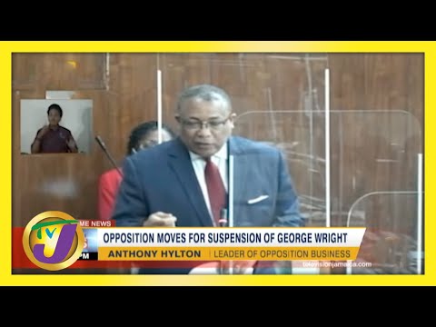 PNP Moves For Suspension of George Wright | TVJ News - April 13 2021