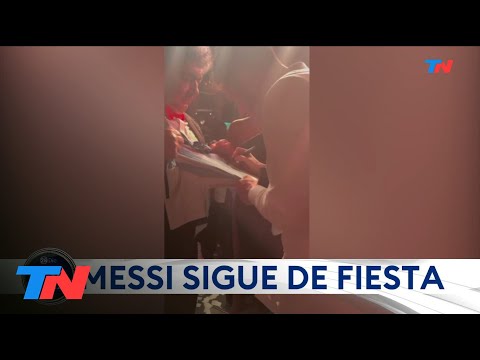 ROSARIO I Messi y Los Palmeras de fiesta