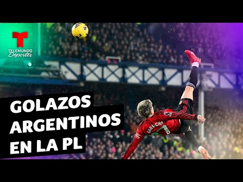 Los golazos de la legión argentina en la liga de Inglaterra | Premier League | Telemundo Deportes