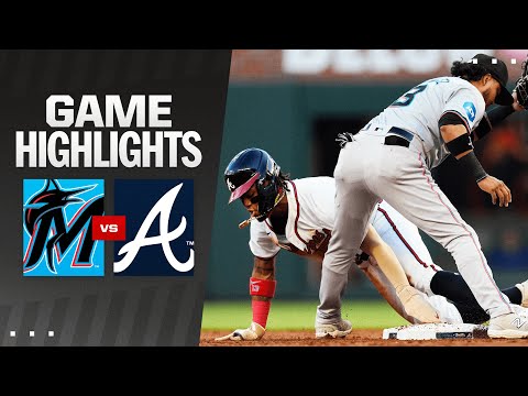 Marlins vs. Braves Game Highlights (4/22/24) | MLB Highlights