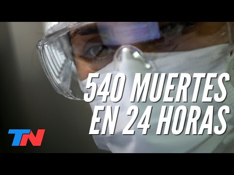 Coronavirus en la Argentina: informaron 15.920 nuevos casos y 540 muertes en 24 horas