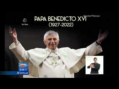 Duelo Oficial en Cuba por Fallecimiento de Benedicto XVI