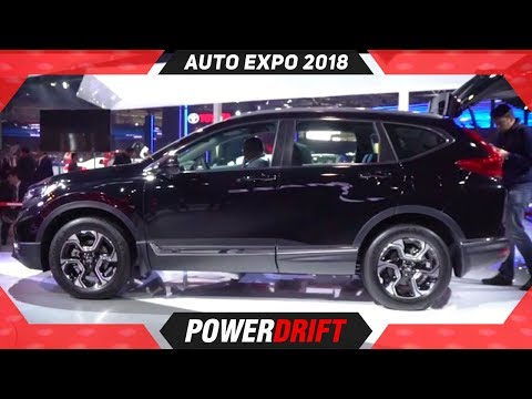 Honda CR V Diesel @ Auto Expo 2018 : PowerDrift