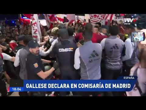 Pedro Gallese declara en comisaría de Madrid y acusa a policías de agredir a seleccionados