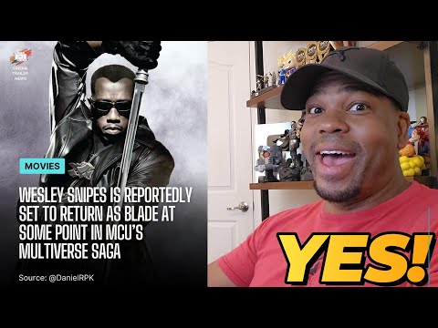 Wesley Snipes Back as Blade In Multiverse Saga!