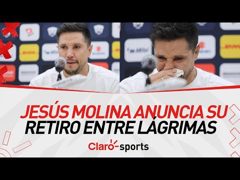 Jesu?s Molina anuncia su retiro del fu?tbol entre la?grimas