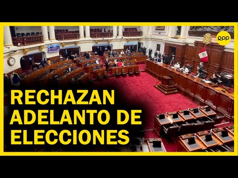 Perú: Congreso debate proyecto de adelanto de elecciones para el 2023 | EN VIVO