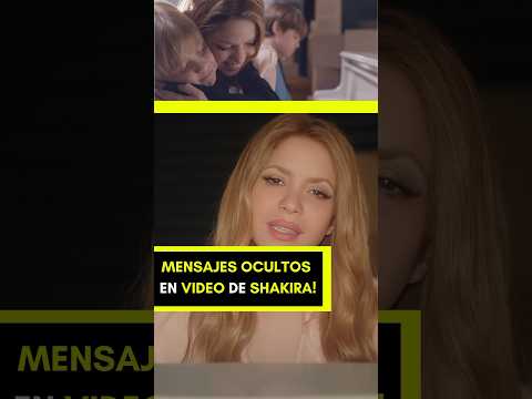 MENSAJES OCULTOS en VIDEO de SHAKIRA! #Shorts #Shakira #Acrostico #Pique #ClaraChia