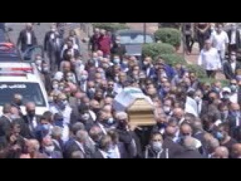 Funeral held for Lebanese politician killed in blast