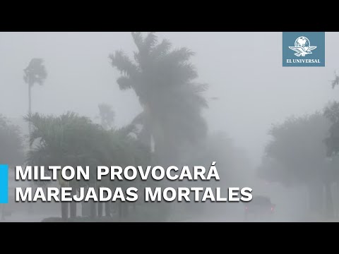 Monstruoso huracán Milton toca tierra con categoría 3 en la costa oeste de Florida