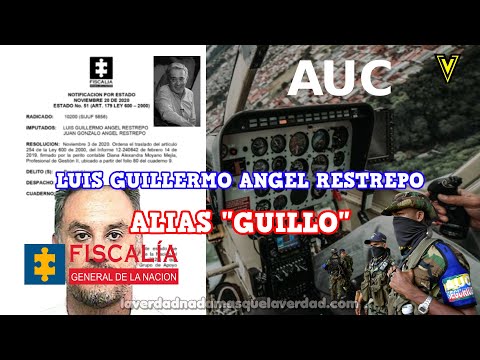 FISCALIA IMPUTA A LUIS GULLERMO ANGEL RESTREPO POR (Lavado de Activos del NARCOTRAFICO)