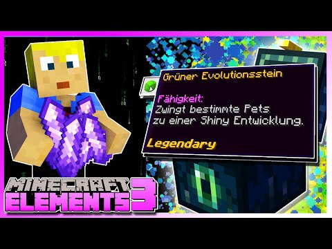 SHINY PETS! Evolutionsstein! XXL BOOST EVENT! Zweites ELDER GUARDIAN PET! - Minecraft Elements 3 #30