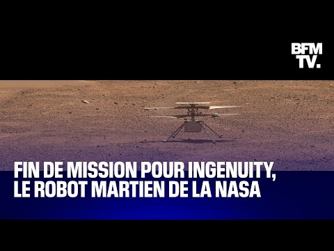 Après une mission historique sur Mars, l'hélicoptère Igenuity de la Nasa tire sa révérence