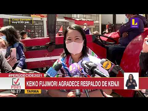 ? Keiko Fujimori agradece respaldo de su hermano Kenji