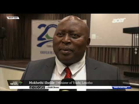 Germany's President on a business visit to Lesotho