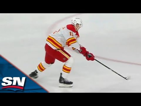 Mikael Backlund Scores A Breakaway Goal Just 20 Seconds In