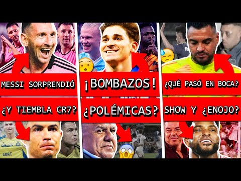 MESSI volvió al FÚTBOL y ¿CRISTIANO tiembla?+ Caos en BOCA+ RIVER brilla+ ¿TAPIA robó a TALLERES?