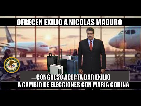 URGENTE! Ofrecen EXILIO a MADURO con garantias a su familia para aceptar elecciones en Venezuela