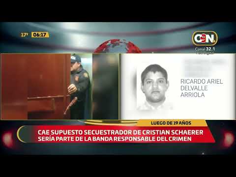 Cae supuesto secuestrador de Cristian Schaerer