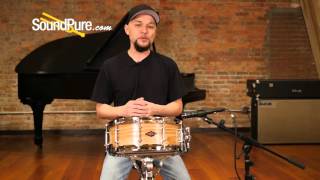 Craviotto 5.5x14 Ash Custom Snare Drum BB/BB - Quick n' Dirty