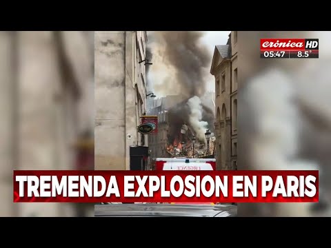 Tremenda explosión en Paris deja varias personas heridas: ¿qué pasó?