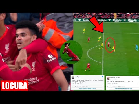 Redes Sociales ESTALLAN GOLAZO LUIS DIAZ | ANFIELD APLAUDE COLOMBIANO