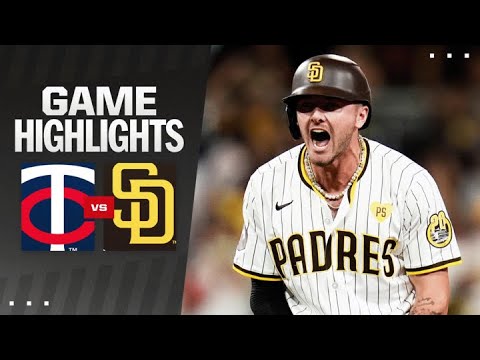 Twins vs. Padres Game Highlights (8/19/24) | MLB Highlights