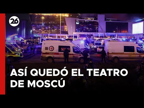 RUSIA | Así quedó el teatro de Moscú atacado por terroristas | #26Global