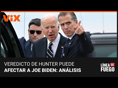 ¿Cómo afecta al presidente Biden el veredicto de culpabilidad en contra de Hunter Biden?