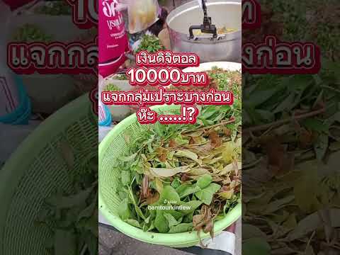 เงินดิจิตอล10000เพื่อไทยกดติ