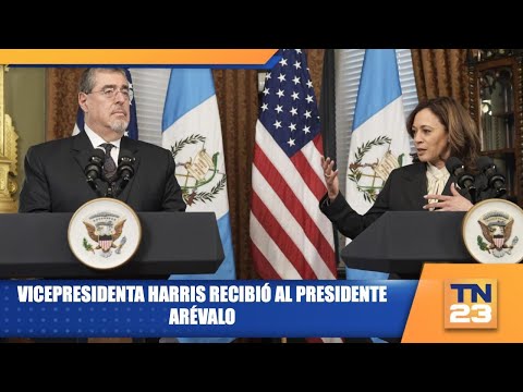 Vicepresidenta Harris recibió al presidente Arévalo