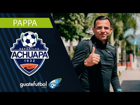 Marco Pappa promete esfuerzo para que Achuapa logre la primera victoria del torneo