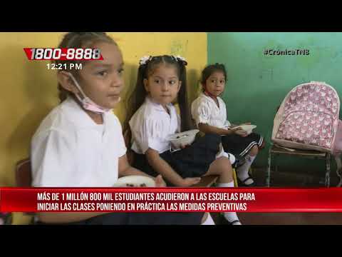 Educación gratuita y merienda escolar garantizada en Nicaragua