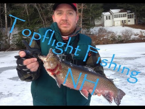 new hampshire first ice - big brook trout