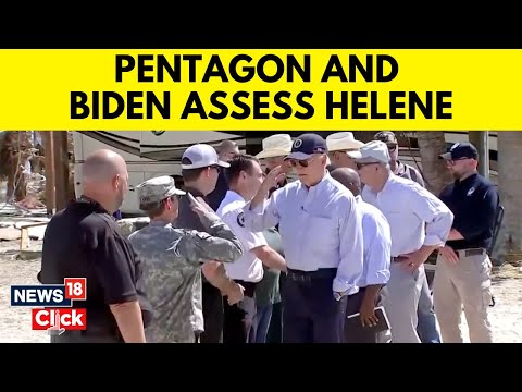 President Biden Tour Hurricane Helene Damage In Florida And Georgia | Helene Storm | US News | N18G