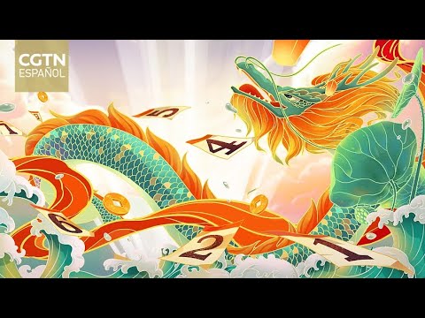 Artistas digitales recrean leyendas chinas de dragones con IA con motivo del Año Nuevo chino.