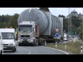 Przeadunek ponadgabarytu na drodze