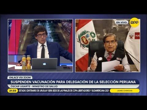 Óscar Ugarte: No vamos a autorizar la vacunación solicitada por la Federación Peruana de Fútbol