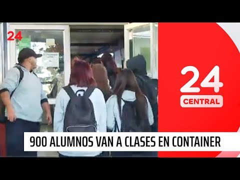 A 14 años del 27F: 900 alumnos van a clases en container