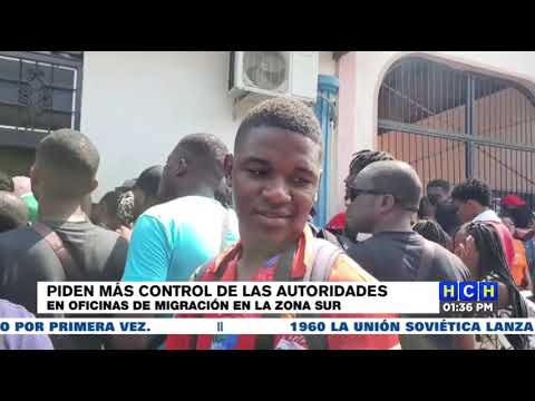 “Hasta la pata” de extranjeros, las oficinas de Migración en Choluteca