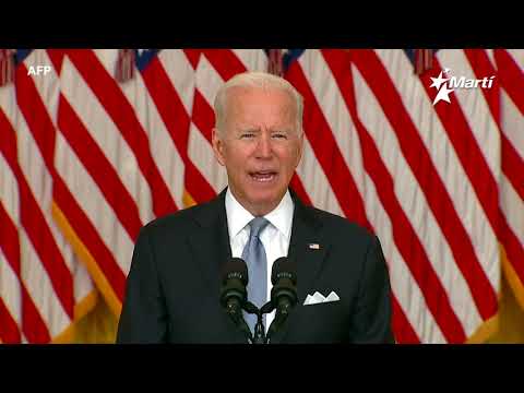 Info Martí | El presidente Biden defendió la retirada de las tropas de Estados Unidos de Afganistán