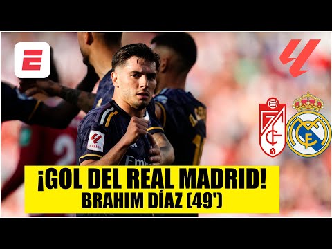 GOL DE BRAHIM DÍAZ para el 3-0 del REAL MADRID que GOLEA al GRANADA | La Liga