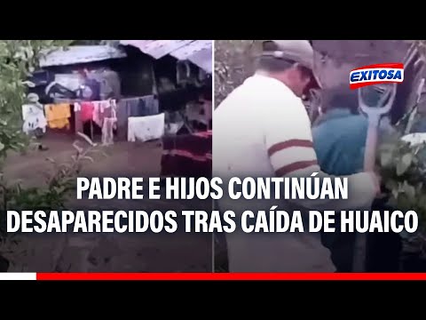Huancayo: Un padre y sus dos hijos desaparecen tras caída de huaico en Pariahuanca